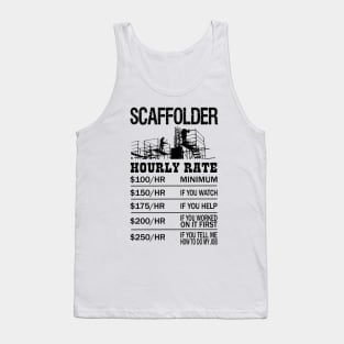 Hourly Rate Tank Top